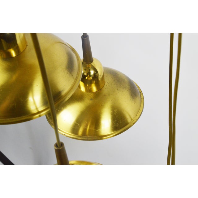 Gold Cascade Lamp, 1980s For Sale - Image 12 of 14