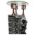 Rose Gold V8 Engine Corner Bar Table with Wine Rack For Sale - Image 6 of 9