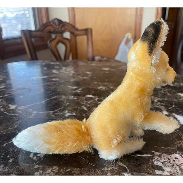 Plush Little Fox With Hazel Eyes and Bushy Tail For Sale - Image 4 of 4