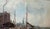 A. Masson “Anvers From the River” Oil Painting. 19th Century, France. For Sale - Image 9 of 9