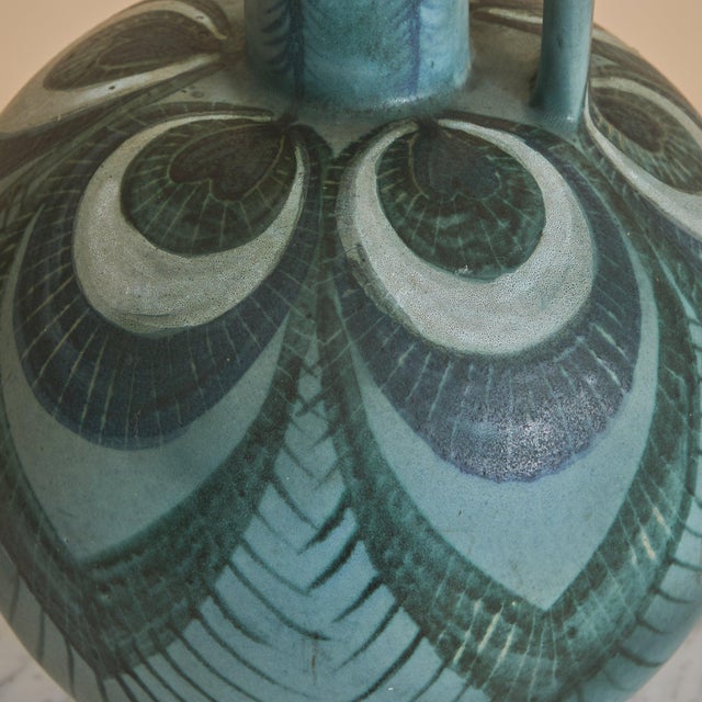Mid 20th Century 20th Century French Ceramic Vase by Marie-Madeleine Jolly For Sale - Image 5 of 6