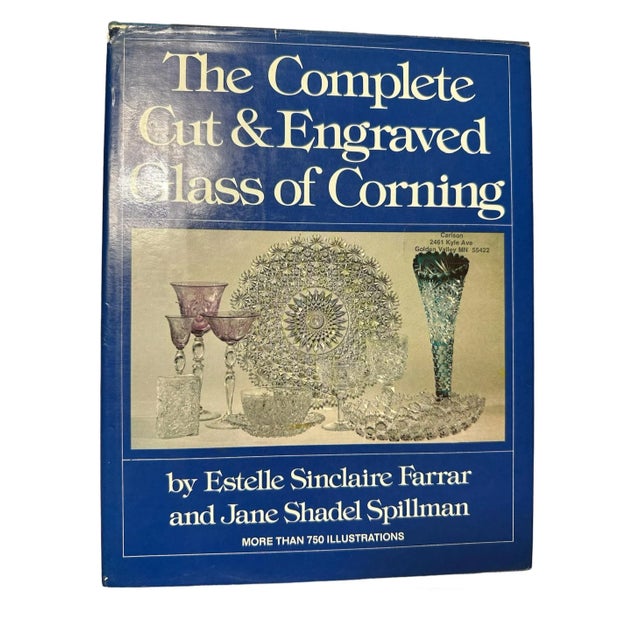1979 The Complete Cut & Engraved Glass of Corning Hardcover Book American Brilliant Period Cut Glass For Sale - Image 6 of 6