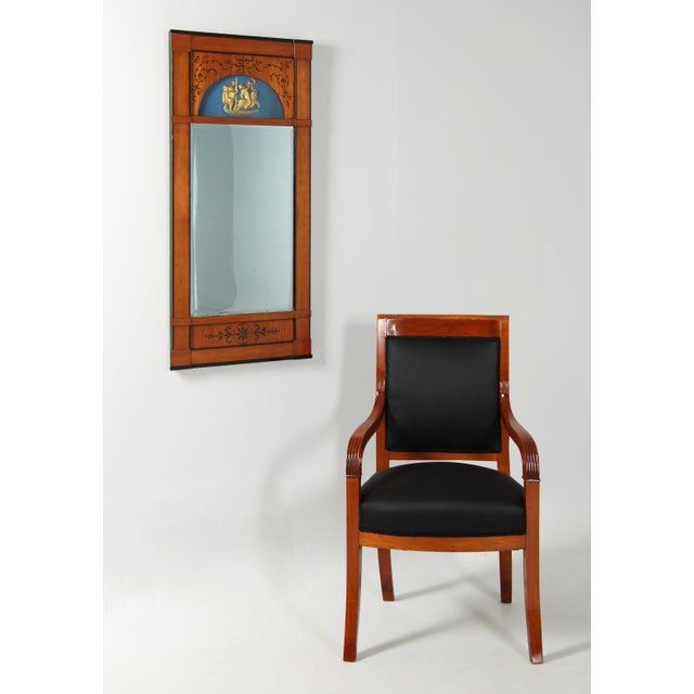 Antique Biedermeier Wall Mirror, 1830s For Sale - Image 16 of 16