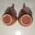 1950s Fiesta Ware Rose Tea Cup & Saucer Set by Homer Laughlin Pottery- 4 Pieces For Sale - Image 10 of 13