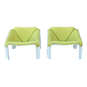 1970s Pierre Paulin for Artifort F303 Lounge Chair – a Pair