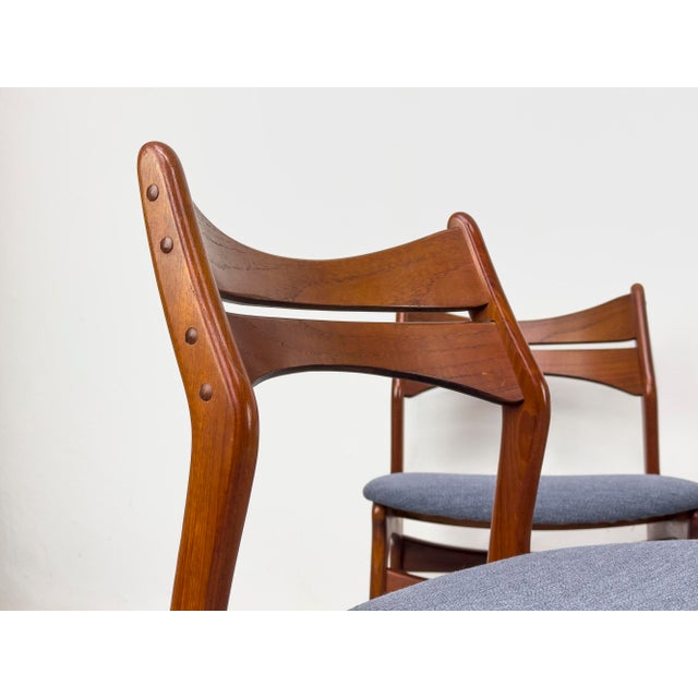 Danish Teak Dining Chairs by Erik Buch for Chr. Christensens Møbelfabrik, 1960s, Set of 6 For Sale - Image 6 of 18