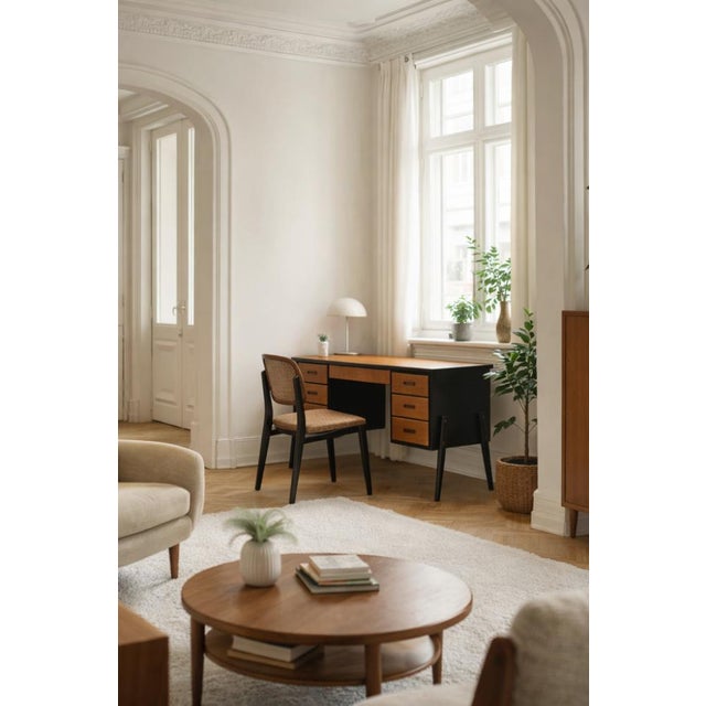 Vintage Swedish Teak Desk, 1960s For Sale - Image 13 of 18