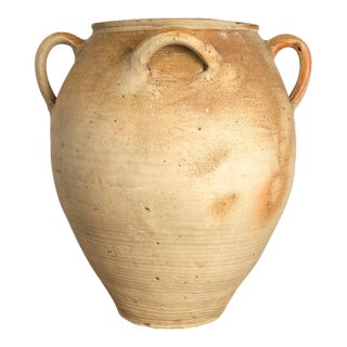 19th Century Three Handle Sandstone Urn For Sale