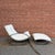 Designed by Renato Zevi for Selig in the 1970s, the “Ellipse” rocking lounge chair and matching ottoman feature a...