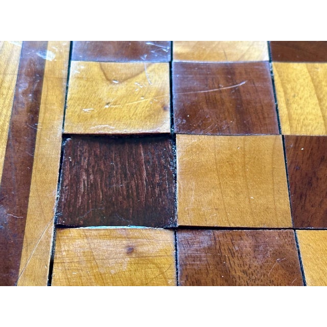 Louis XVI Marquetry Game Table: Antique Mahogany Chessboard For Sale - Image 9 of 10