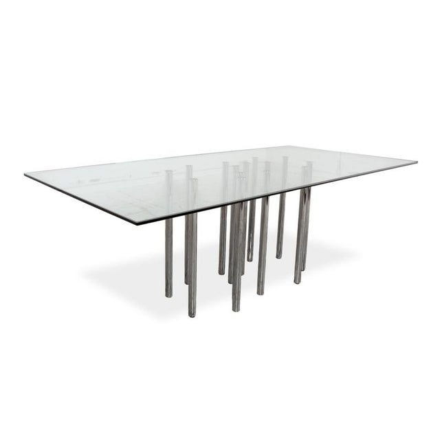 Mille Glass Dining Table by Bonaldo For Sale - Image 13 of 13