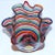 Mid-Century Modern 1980s MCM Murano Campanella Italy Art Glass Spiral Swirl Filigrana Fazzoletto 4 3/4" Vase For Sale - Image 3 of 6