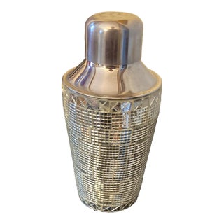 1990s Oggi Mosaic Cocktail Shaker – Glam Barware With Hollywood Regency Flair For Sale