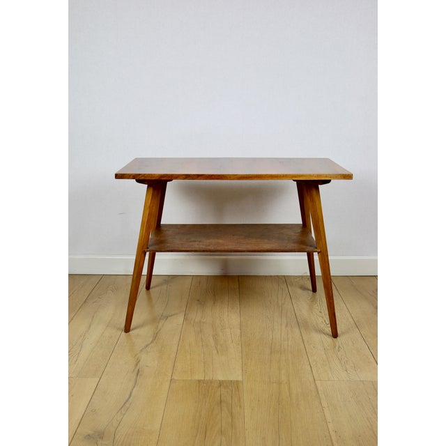 Wood Polish Coffee Table Console, 1970s For Sale - Image 7 of 7