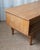 Brown 1970s Attributed to Henning Kjaernulf Danish Modern Oak Double Sided Writing Desk For Sale - Image 8 of 12