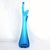 Mid 20th Century Mid Century Swung Vase 5 Fingers Sapphire Blue For Sale - Image 5 of 7
