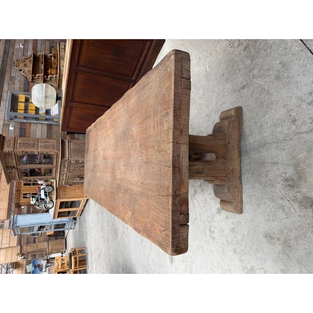 Monastery‑Style Oak Table, 1960s For Sale - Image 10 of 14