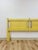 Mid 20th Century Vintage Cottagecore Painted Yellow King Headboard Eclectic Hollywood Regency For Sale - Image 5 of 13