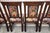 Antique English Oak Dining Chairs 1800s Set of 6 For Sale - Image 9 of 16