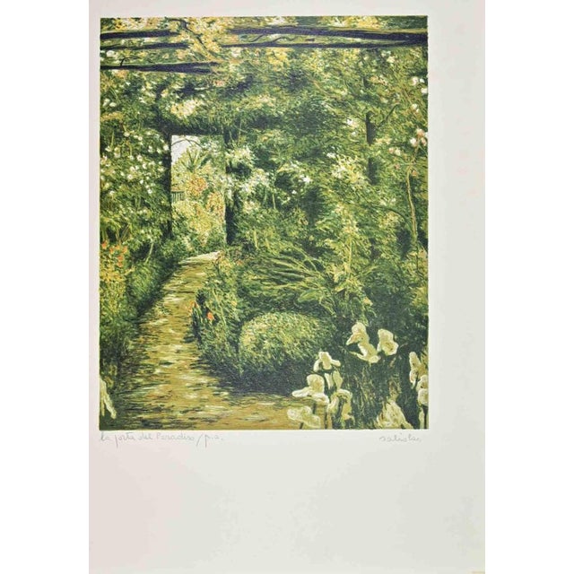 Screen print realized by Antonio Saliola in 1990s. Hand signed and titled in pencil. Very good condition. This piece is...