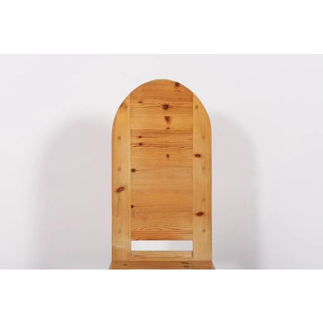 Vintage Swedish Solid Pine Chairs from Sven Larsson Möbelshop For Sale - Image 12 of 13