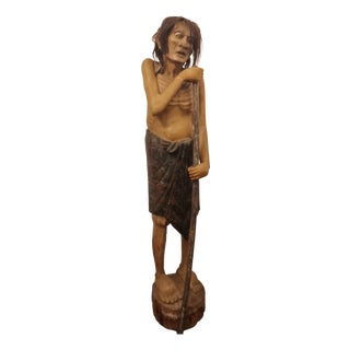 Unknown, Buddhist Sculpture, 1800s, Ironwood and Wood For Sale