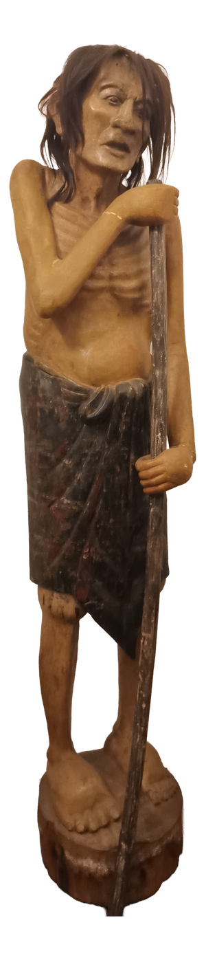 Unknown, Buddhist Sculpture, 1800s, Ironwood and Wood