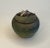 Mid 20th Century Modern Asian Raku & Polished Stone Small Lidded Jar For Sale - Image 5 of 11