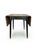 Black Mid-Century Modern Drop Leaf Dining Table and Butterfly Dining Chairs, 1950s, Set of 3 For Sale - Image 8 of 12