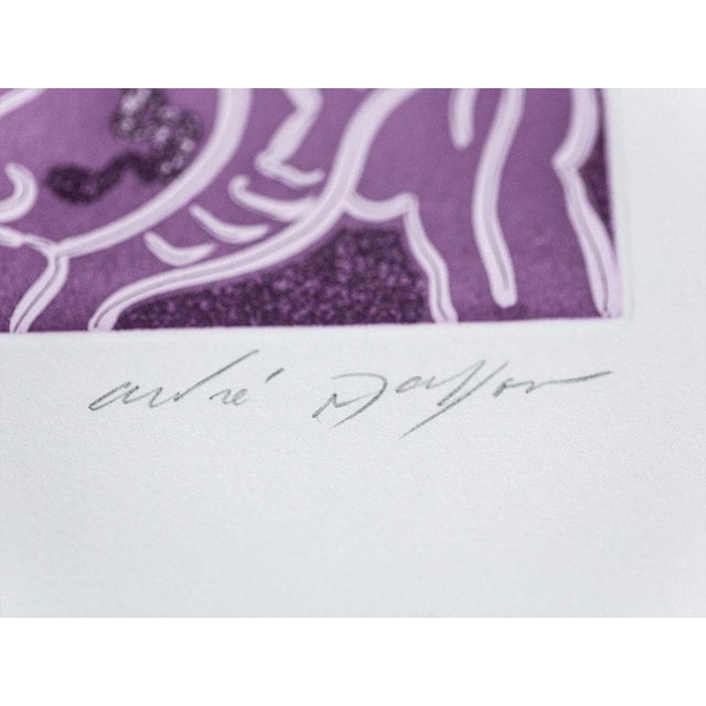 Andre Masson Etching in Aquatint ~ Hand Signed - Ltd Edition 89/120 W/Frame For Sale In Atlanta - Image 6 of 10