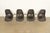 Charles & Ray Eames for Herman Miller DSS Seal Brown Stacking Shell Chairs | Set of Four For Sale In South Bend - Image 6 of 12