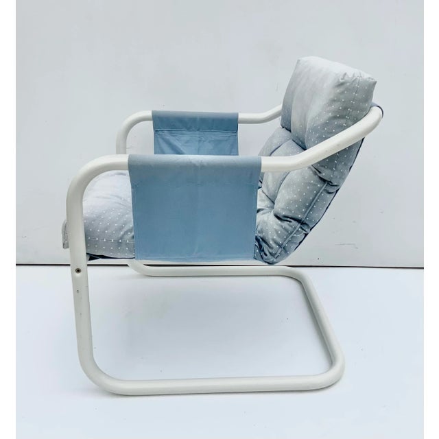 Vintage Tubular Armchair from Mio, Sweden, 1970s For Sale - Image 6 of 8