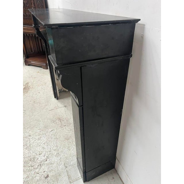 Napoleon III Fireplace with Black Marble Corbel, 1800s For Sale - Image 9 of 13