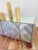 Vintage 1970s Ello Mirror & Brushed Metal Metal Mid Century Modern 5 Door Credenza Cabinet For Sale - Image 9 of 15