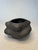 Contemporary Vintage Abstract Modern Studio Art Black Pottery Planter For Sale - Image 3 of 9