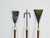 Brown Mid 20th Century Modernist Wood Handle Fire Tools in Stand For Sale - Image 8 of 9