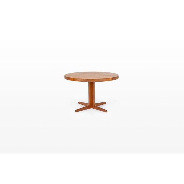 1960s Round Extendable Teak Dining Table by Bramin, 1960s For Sale - Image 5 of 10