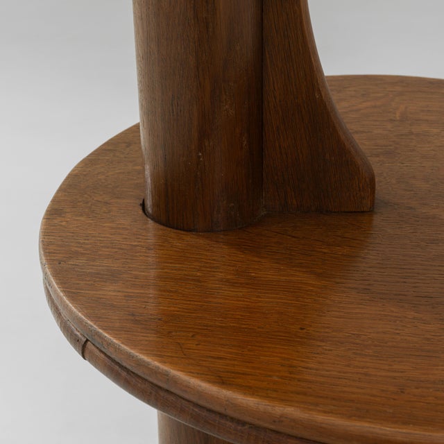 Wood 1940s French Modern Three-Tier Side Table For Sale - Image 7 of 18