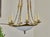 19th Century Neoclassical Nine-Light Alabaster & Gilt Bronze Chandelier For Sale - Image 4 of 13