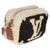 Contemporary Brown Beige Monogram Teddy Fleece Beach Pouch For Sale - Image 3 of 9