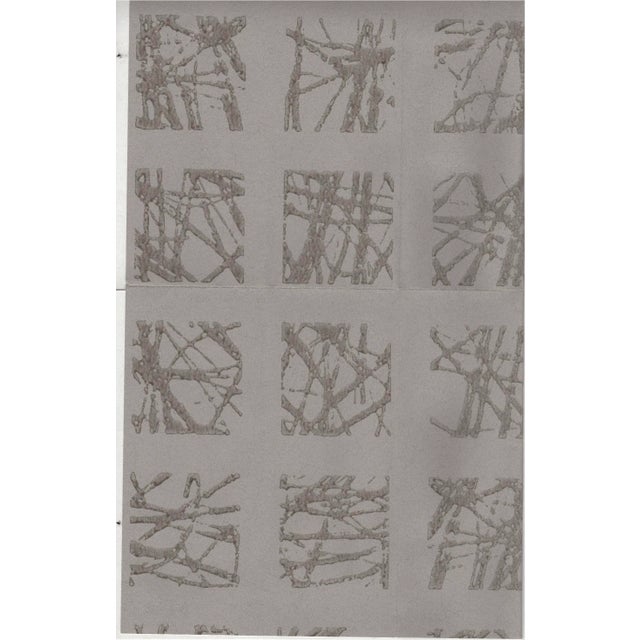 Contemporary Larsen "Cubix" Color Putty Wallpaper - 2 Rolls For Sale - Image 3 of 3