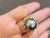 Bochic "Orient" Tahiti Pearl & Multi Color Sapphire Ring Set 18K Gold & Silver For Sale - Image 16 of 18
