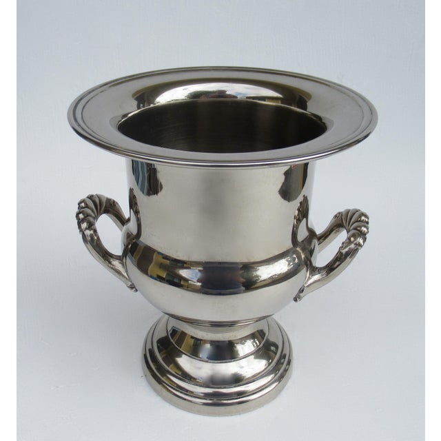 Vintage Silverplate Handled Champagne/Wine Bucket Holder Chairish