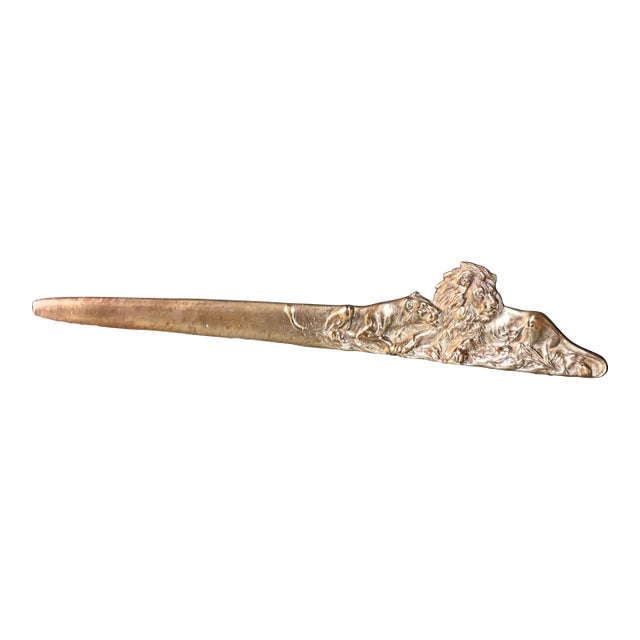 Antique Bronze. Antique Bronze Letter Opener For Sale
