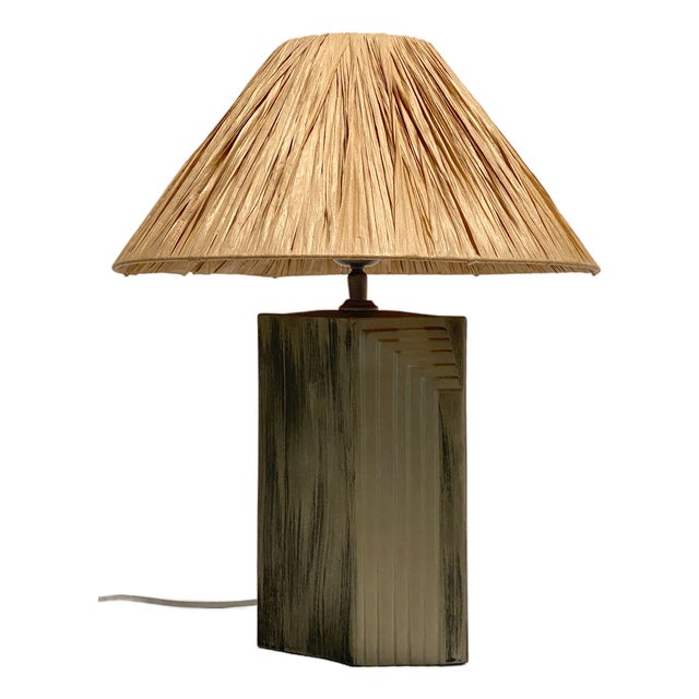 Trompe-l'Oeil Table Lamp, 1980s For Sale