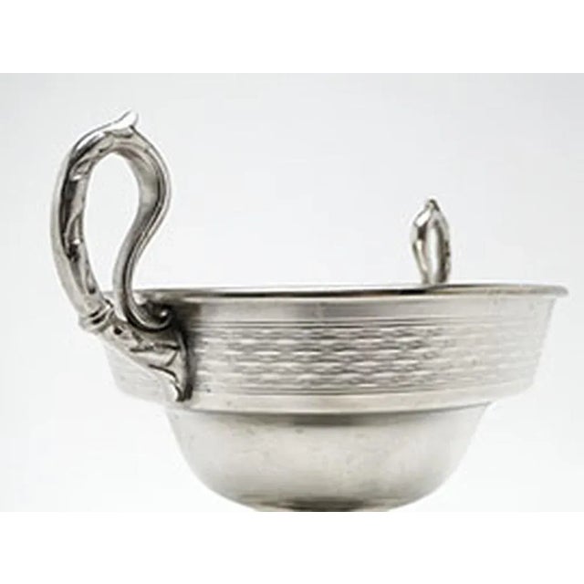 Metal Polish Art Nouveau Sugar Bowl from Plewkiewicz, Early 20th Century For Sale - Image 7 of 13