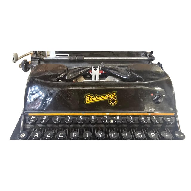 Vintage Rheinmetall Typewriter, 1940 For Sale - Image 6 of 7