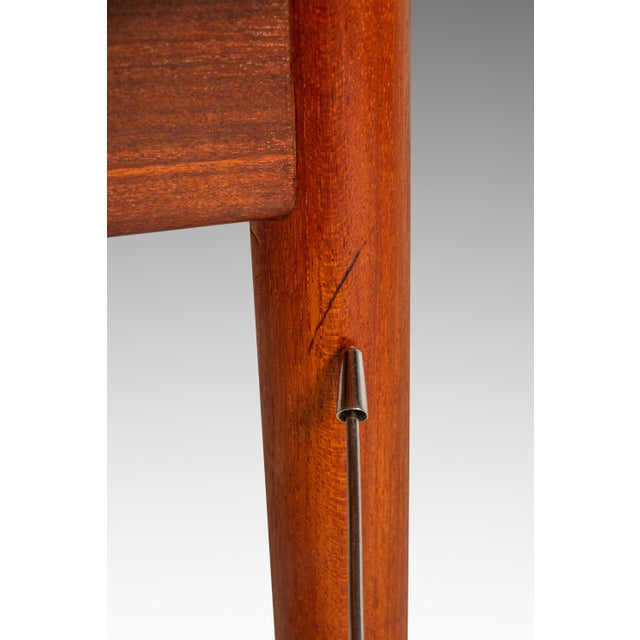 Rare Danish Mid-Century Modern Desk / Side Chair in Teak & New Fabric by Harry Østergaard for Randers Møbelfabrik, Denmark, C. 1960s For Sale - Image 18 of 18