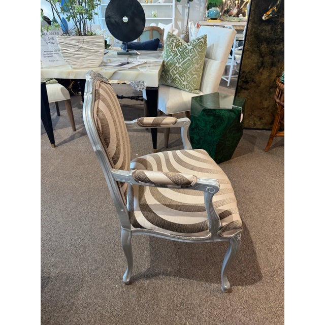 1990s Zebra Armchair For Sale In West Palm - Image 6 of 6