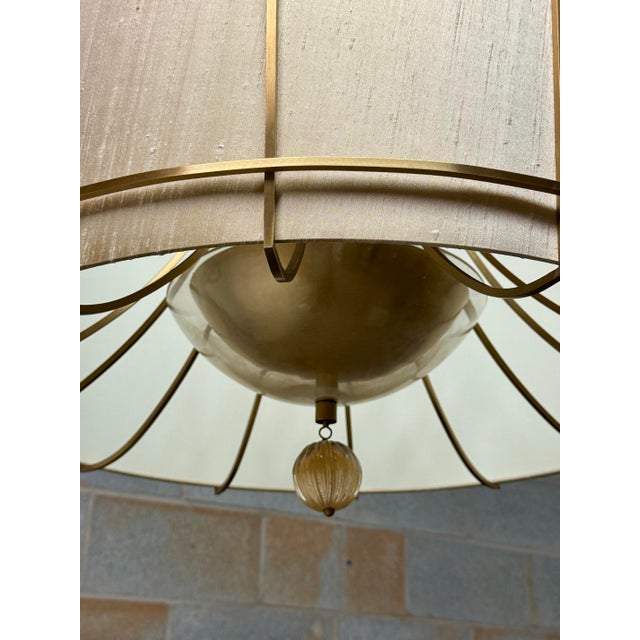 Contemporary Barbara Barry Collection for Baker Furniture Modern Enlightened Chandelier For Sale In Greenville, SC - Image 6 of 12